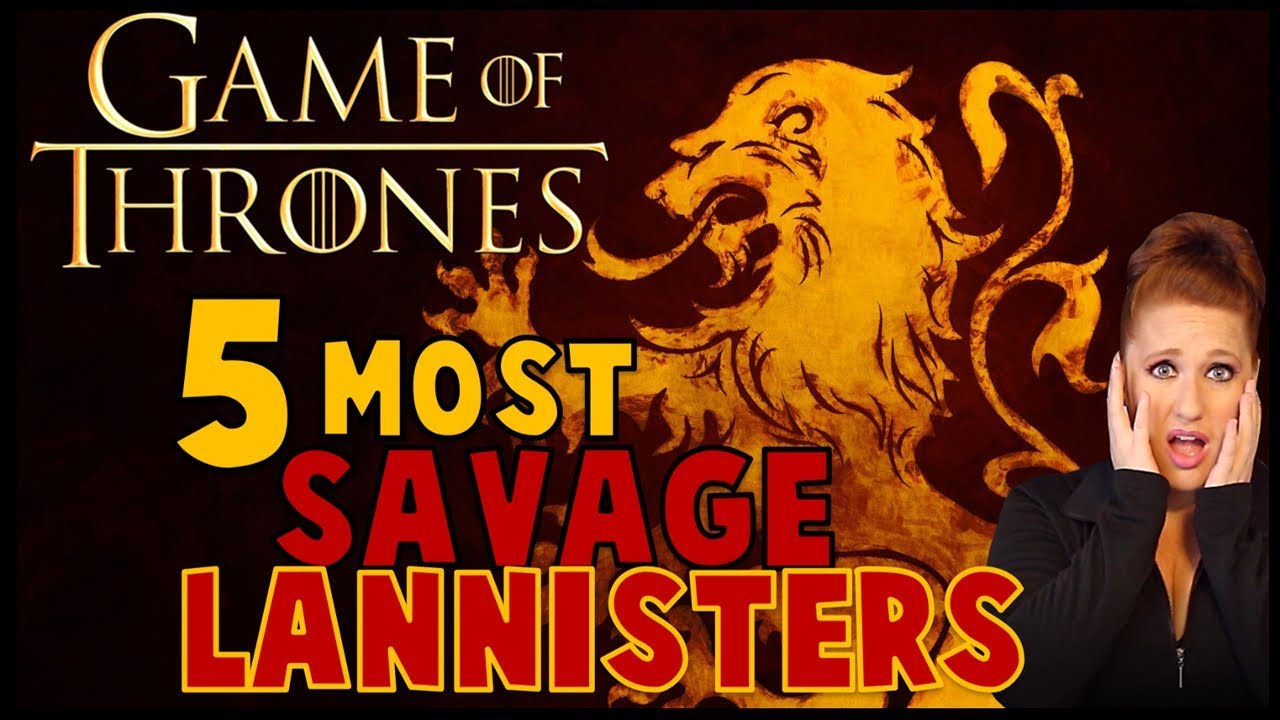 5 Most RUTHLESS Lannisters (GAME OF THRONES / ASOIAF)