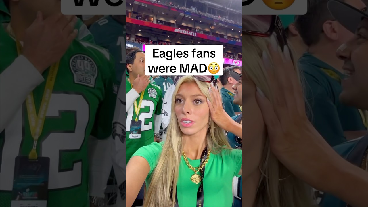 Eagles vs Chiefs had fans MAD😬 #shorts