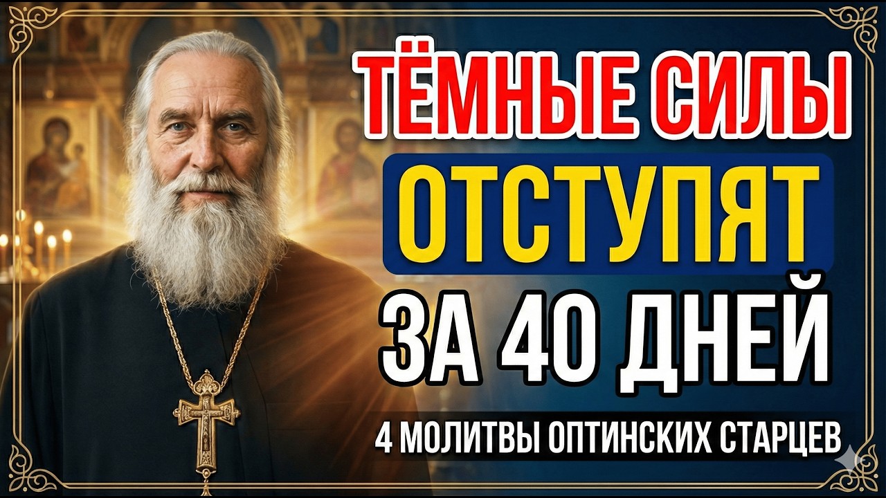 Вас атакуют уныние, обиды, страхи? Батюшка открывает 4 молитвы, которые ИЗГОНЯЮТ тьму