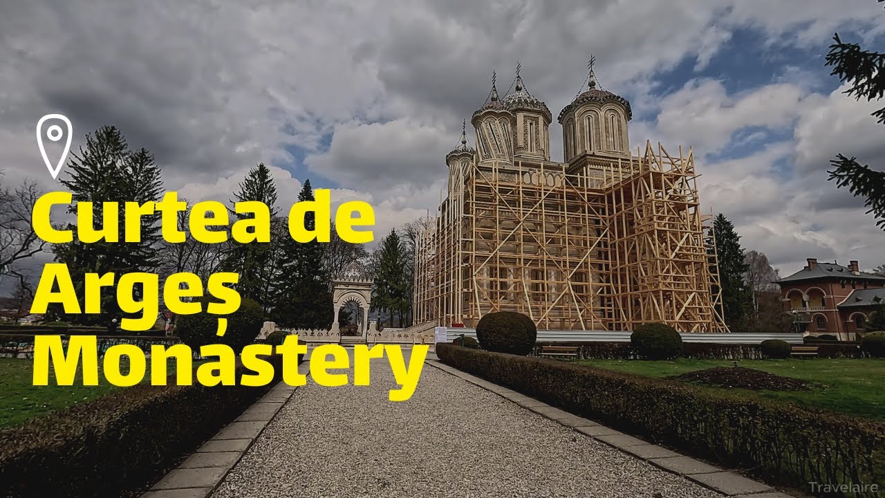 Visiting Curtea de Argeș Monastery : Romania’s Royal Hidden Gem | ASMR Go Pro 4K