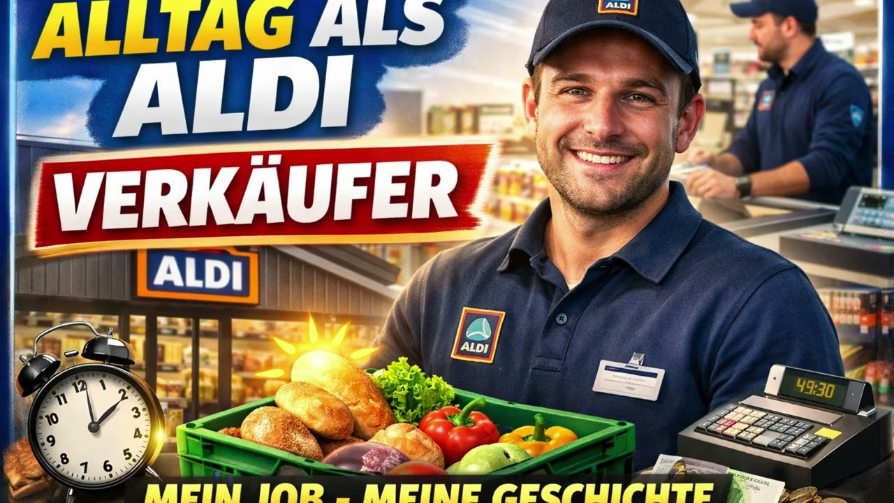 Ein Tag als Verkäufer bei ALDI | Deutsche Geschichte B1 | Alltag & Arbeit in Deutschland