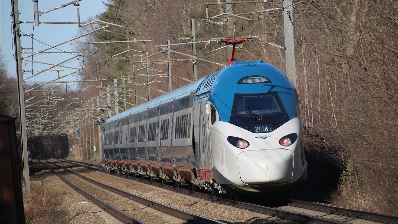 RARE Amtrak Trains & Insane Hornshows On The Northeast Corridor!