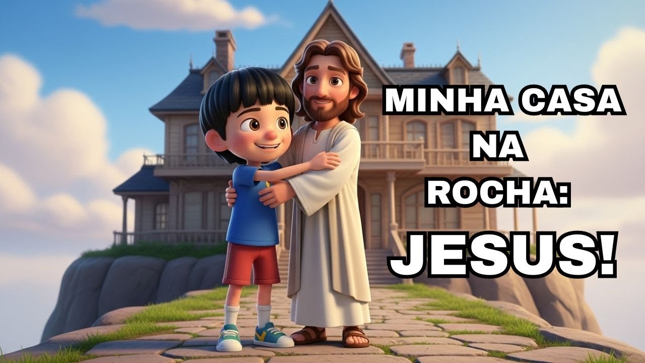 Benjamim Construiu Sua Casa na Rocha | Música Infantil Cristã 🎶🏠