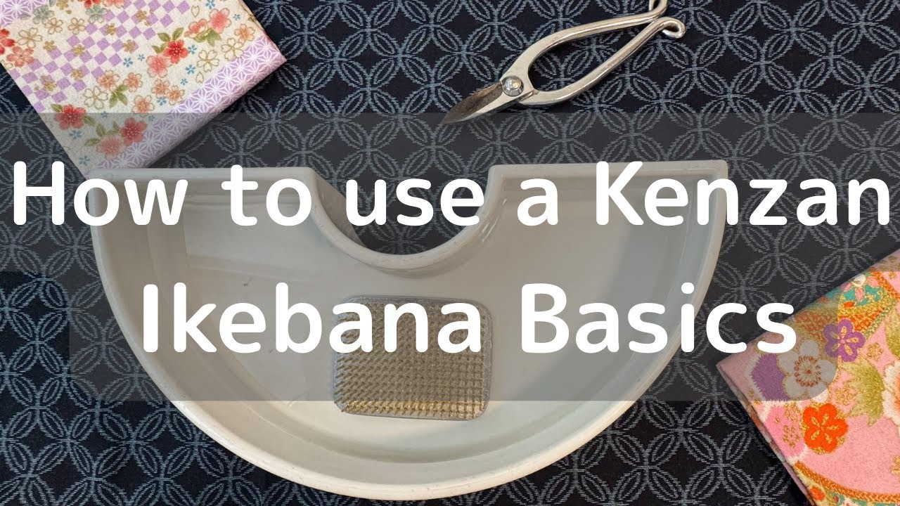 How to use a Kenzan | Ikebana Basics