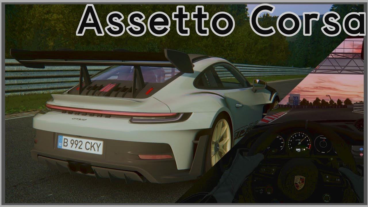 아세토 코르사 휠플레이  포르쉐 911 GT3 RS 바이작 패키지 뉘르부르크링  Assetto Corsa Porsche 911 GT3 RS weissach package