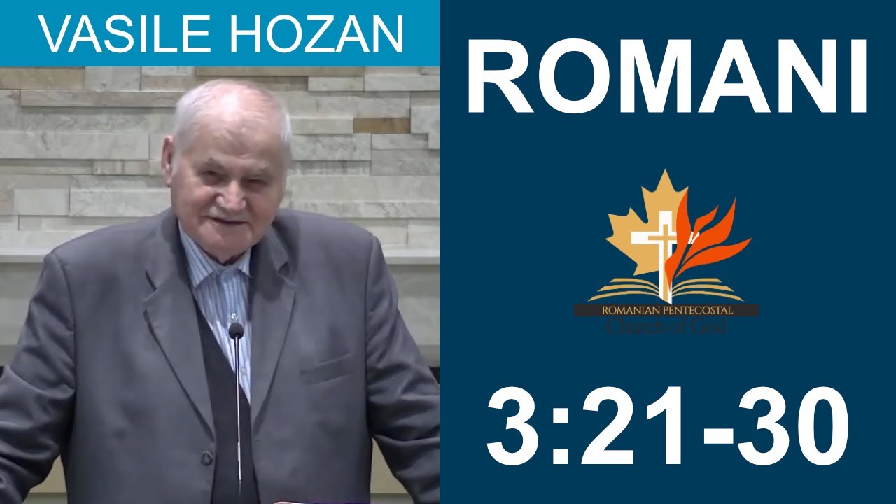 Vasile Hozan - Studiu din Cartea Romani 3:21-30