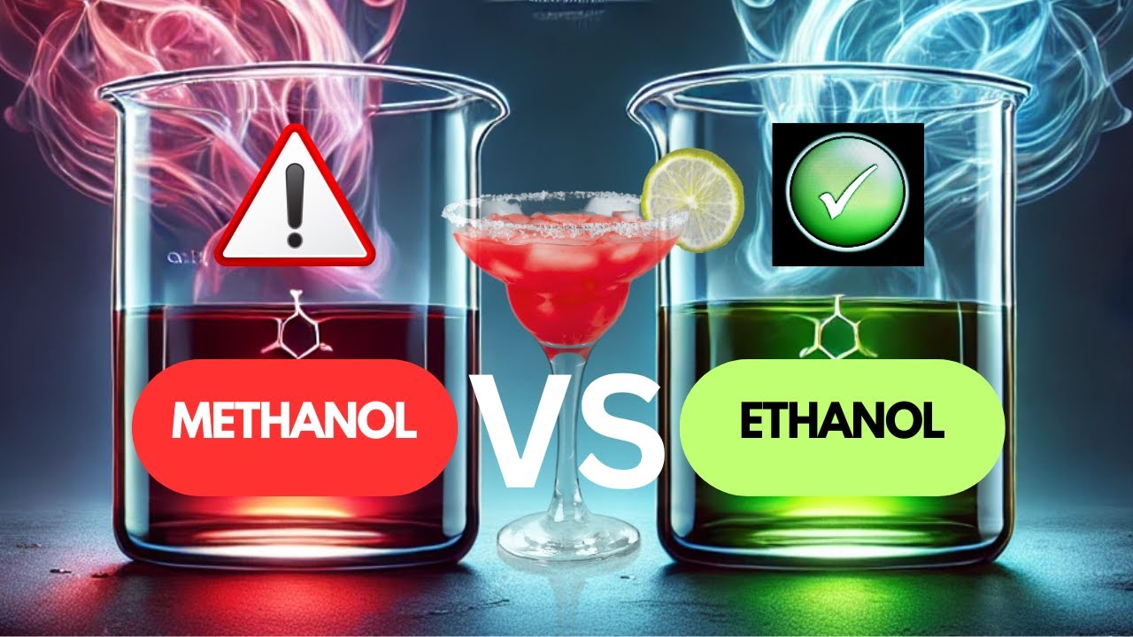 Methanol vs Ethanol - the hidden danger in cheap cocktails