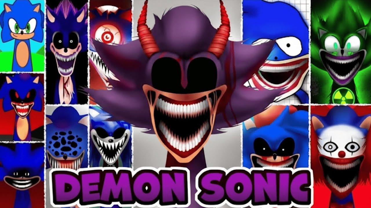 My New Sprunki OC: Sonic / NEW PHASE 16 (DEMON SONIC)