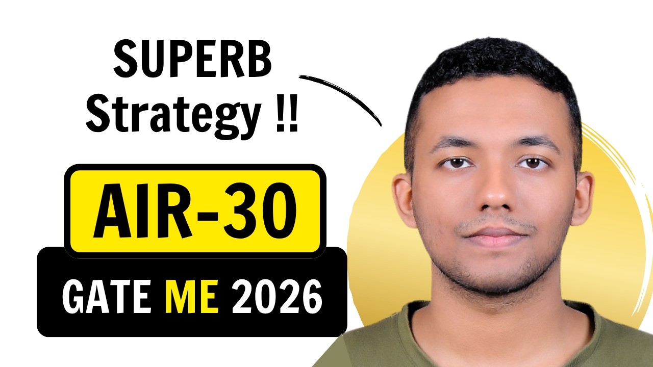 GATE 2026 Mechanical Topper shares Useful Strategy & Tips | Exergic Full Video Course Student