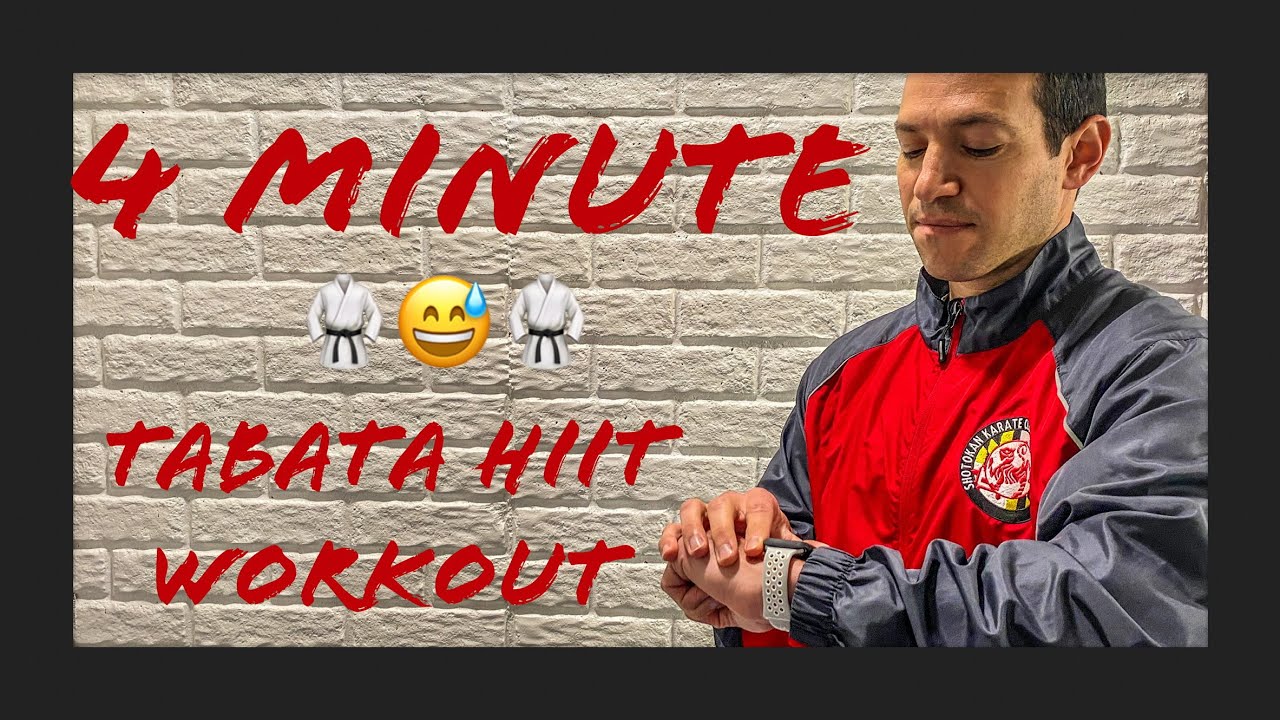 Karate (HIIT) Tabata: 4 minute set #4