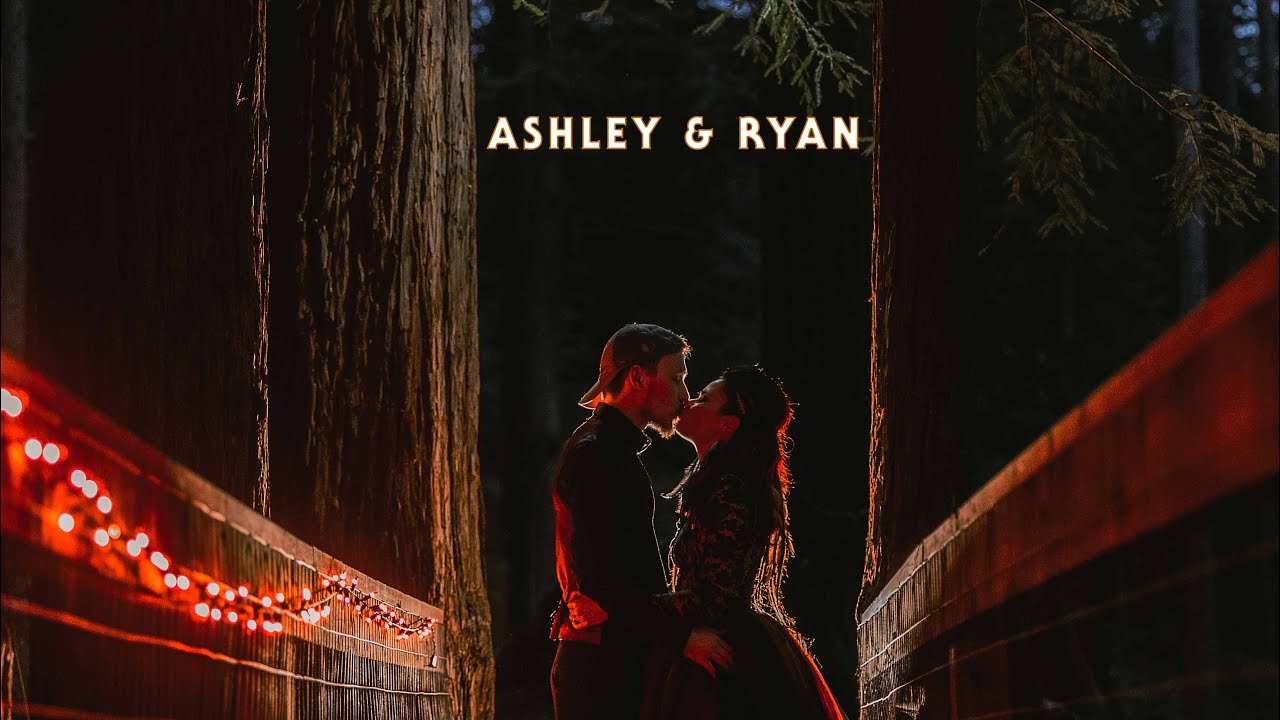 Epic Halloween Wedding in the California Redwoods | Ashley & Ryan