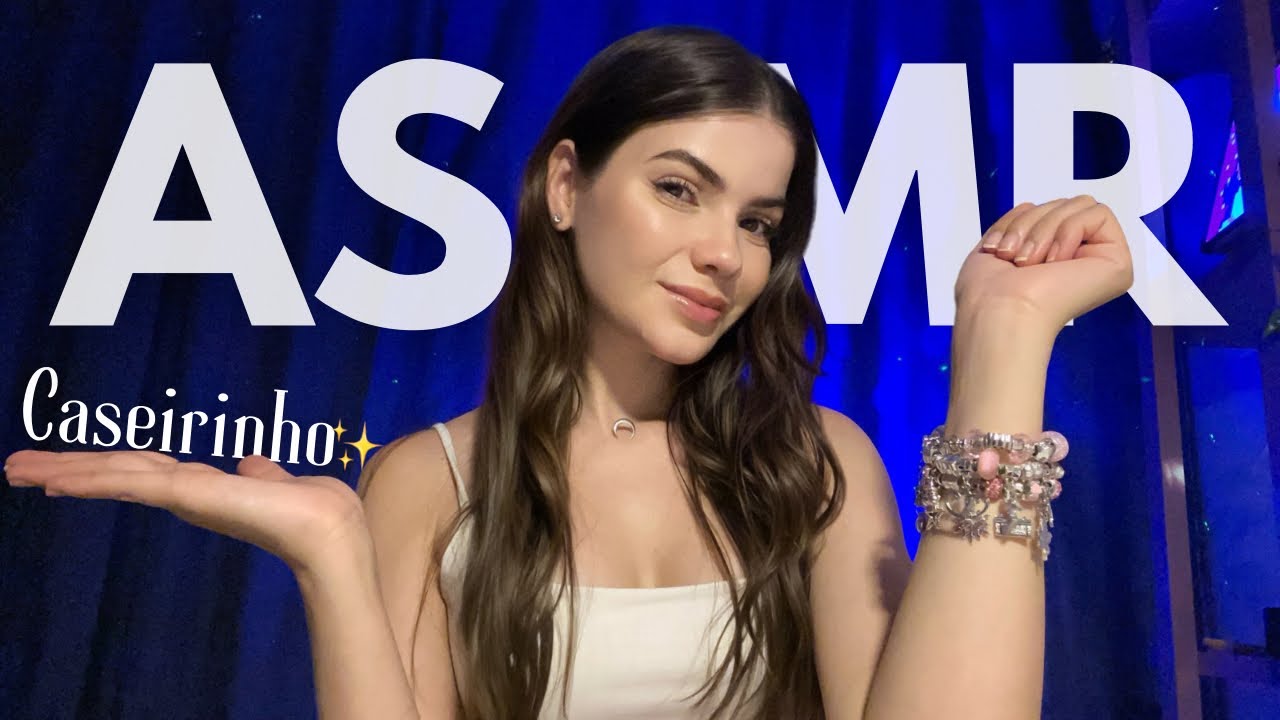 ASMR Caseiro 💫 Montando Pulseiras com Sons Relaxantes e Conversa Suave