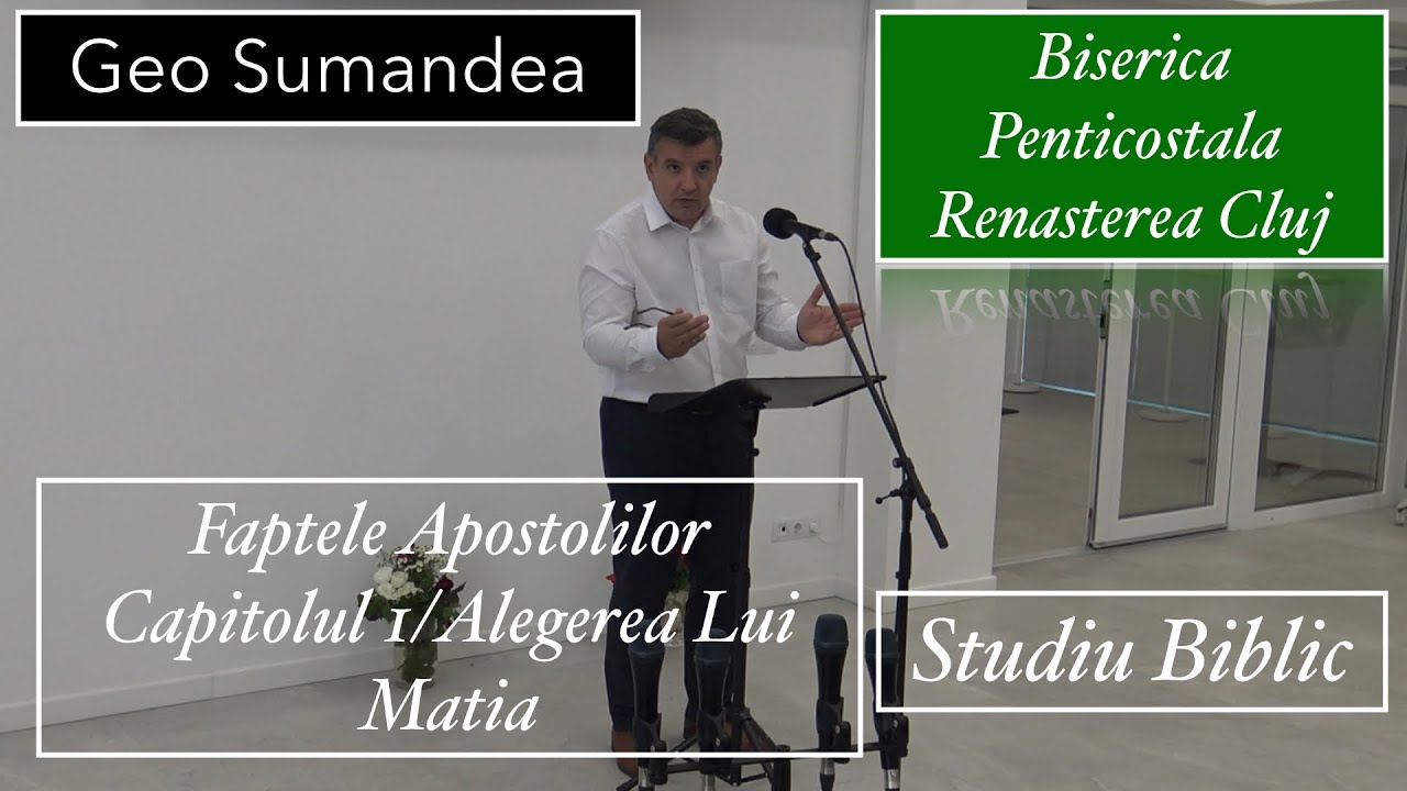 Geo Sumandea, Fapte 1 Alegerea Lui Matia