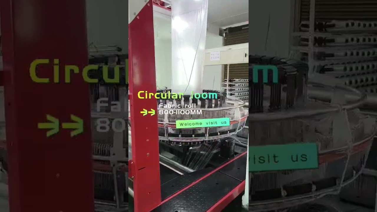Chinese factory direction sells 6 shuttle circular loom can make bags width 800mm to 1100mm