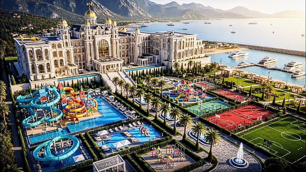 Inside a $500 Million Royal Palace Mansion Hidden Between Mountains & Ocean