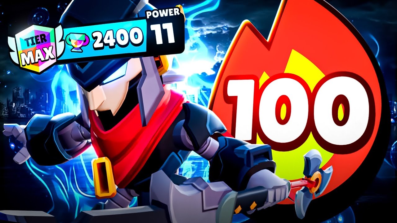 Mortis 100 WINSTREAK en 3v3 BB a 2400 trophées 💀😱