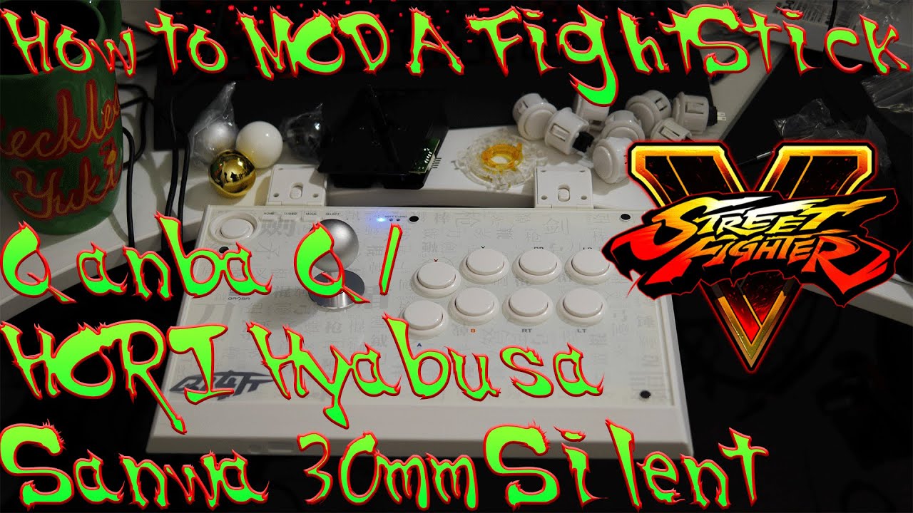 How To Mod A FightStick | HORI Hayabusa | Qanba Q1 | Sanwa 30mm Silent