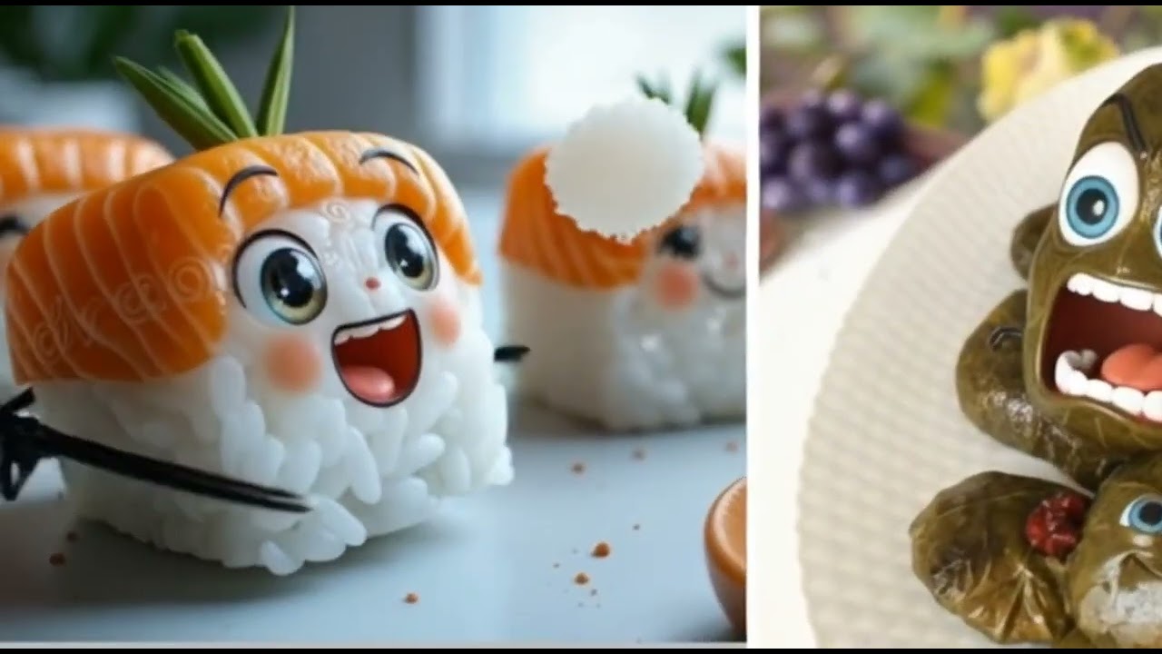 Food Battle: Sushi 🇯🇵 vs Dolma 🇮🇷 | Traditional War نبرد غذا: سوشی 🇯🇵 در برابر دلمه 🇮🇷 | جنگ سنتی‌ها