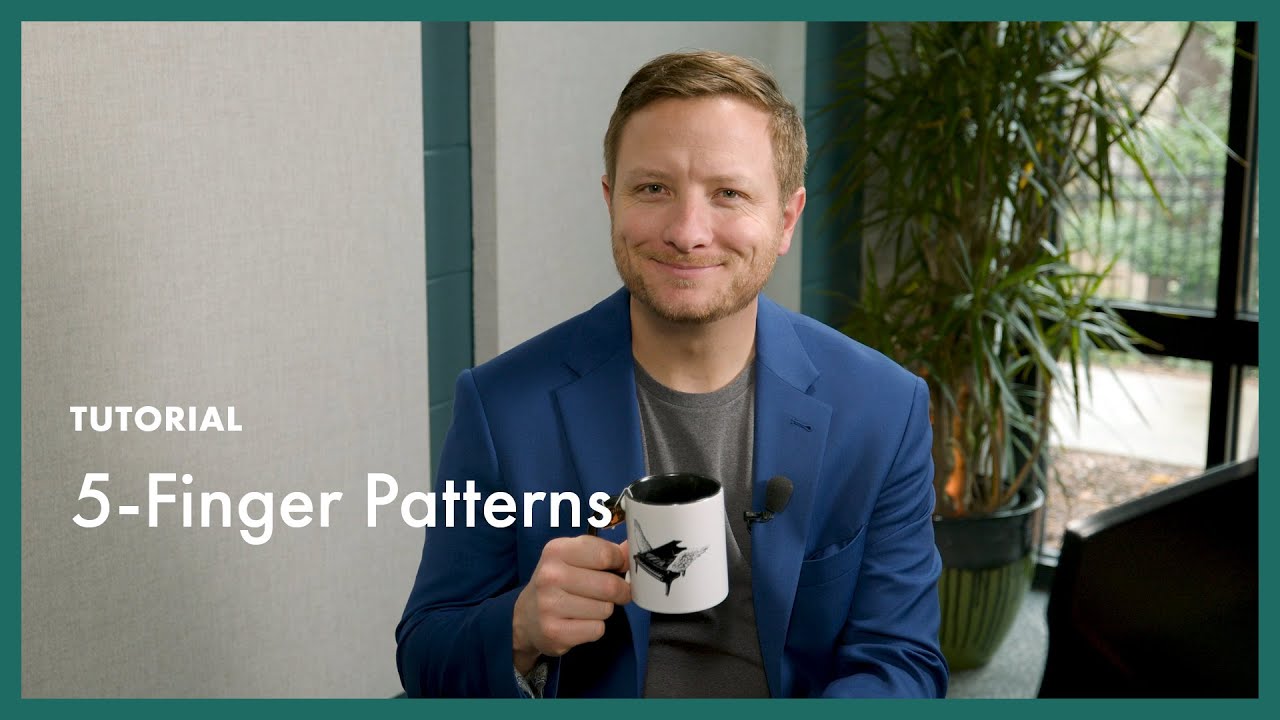 TUTORIAL - Introduction to 5-Finger Patterns (page 4, Literature for the Piano Book 1)