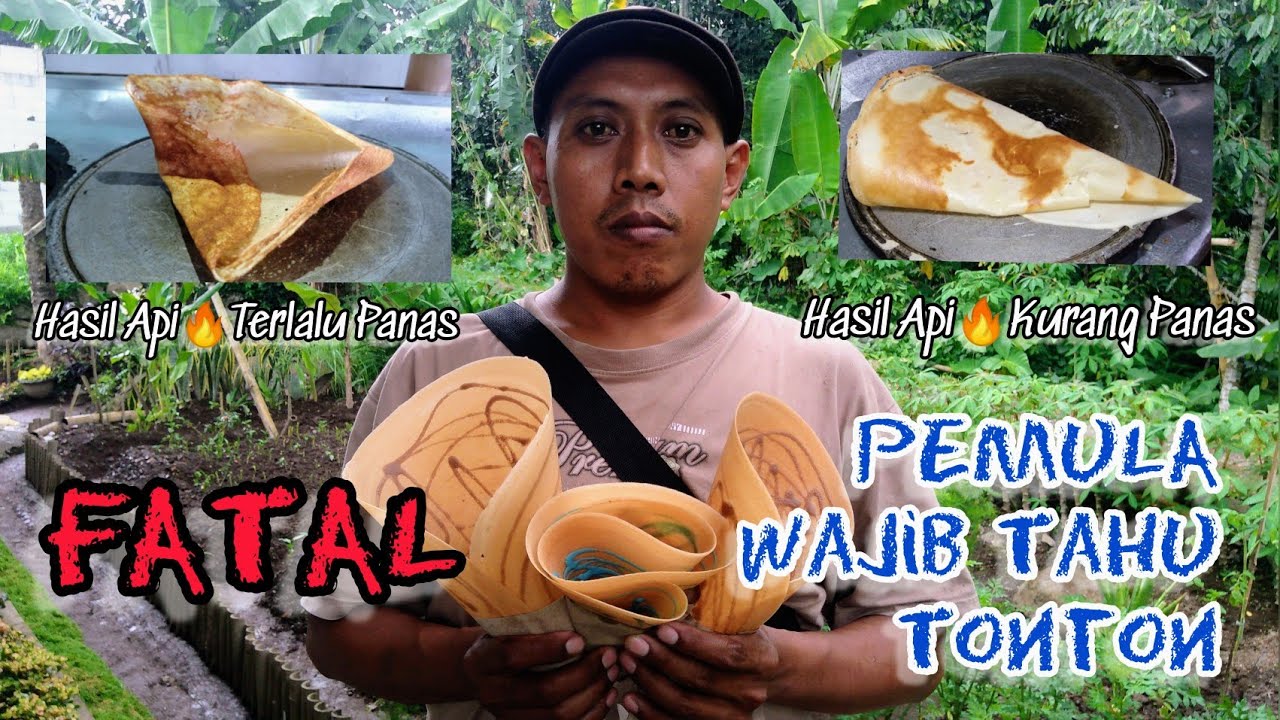 CARA MEMBUAT KUE CREPES UNTUK PEMULA DAN CARA PENGATURAN API SUPAYA TIDAK GAGAL