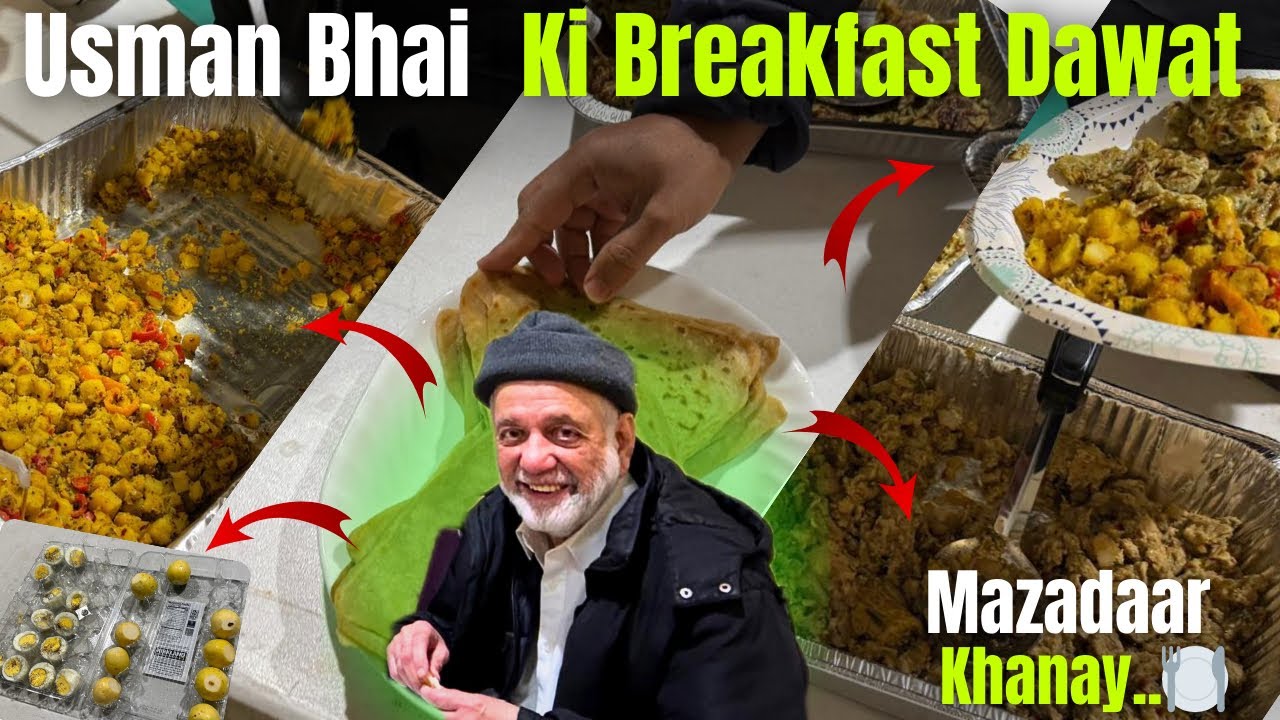 Usman Bhai Ki Breakfast Dawat 🍽️ | Sabko Bula liya.😄