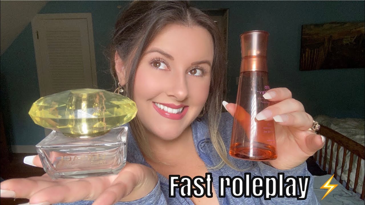 ASMR - Fast & Aggressive perfume roleplay! ✨👃🏻