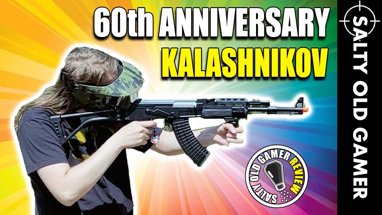 60-летний юбилей страйкбольного автомата Калашникова AEG | Обзор страйкбола SaltyOldGamer