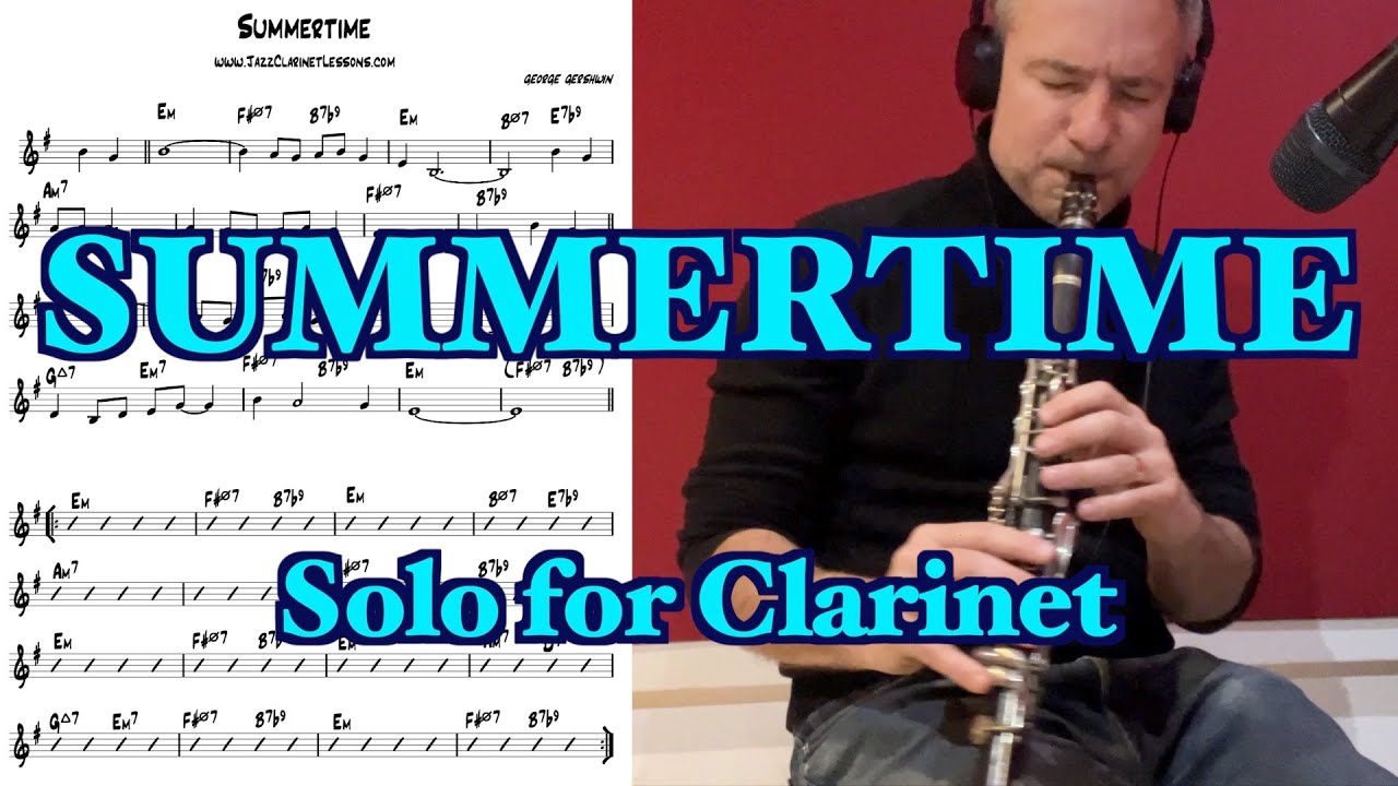 SUMMERTIME- SOLO for Clarinet