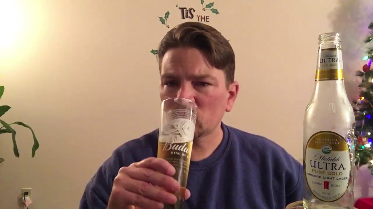 Michelob Ultra Pure Gold by Anheuser Busch St. Louis Organic Light Lager 2.5 carbs/85 cals 3.8% ABV.