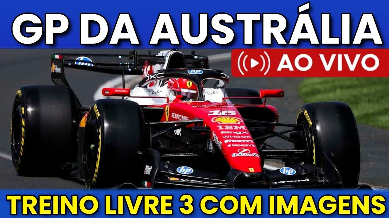 F1 AO VIVO TREINO LIVRE 3 GP DA AUSTRALIA COM IMAGENS AGORA GP TV AO VIVO - F1 MANAGER 24 #f1