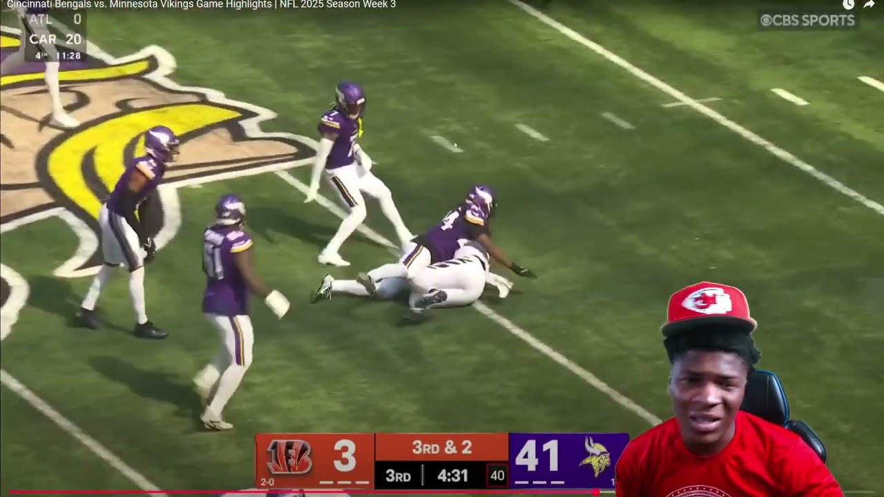 iShannon Reacts to Cincinnati Bengals vs. Minnesota Vikings Game Highlights | NFL 2025 Season Week 3