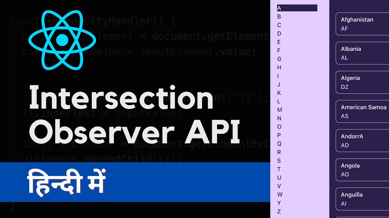 Intersection Observer API