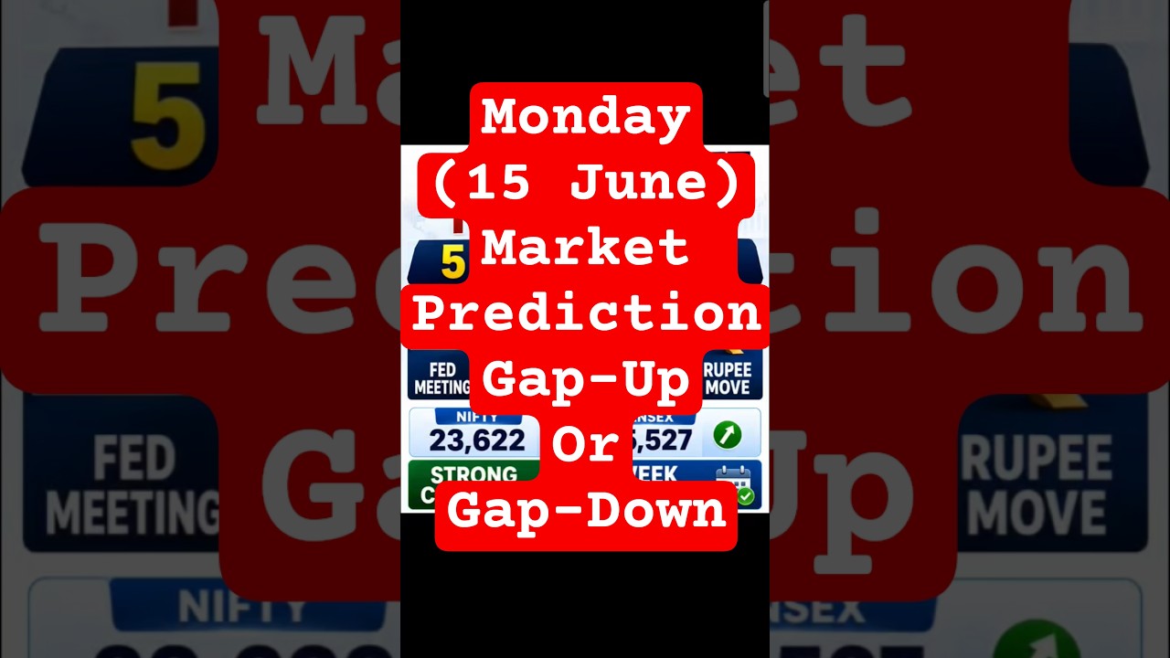 Tomorrow Market Prediction Gap-Up or Gap-Down? Nifty-BankNifty Technical Analysis