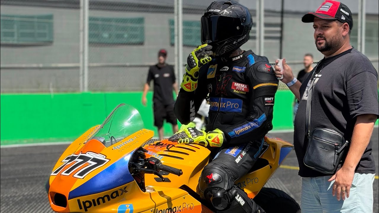 MINHA PRIMEIRA CORRIDA COM A MOTO 2