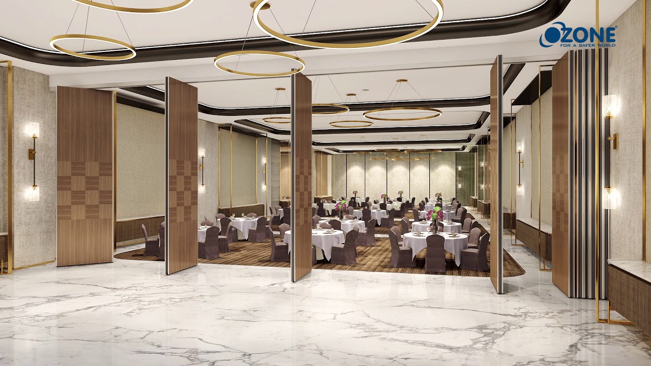 Movable Acoustic Wall Partition System Manufacturer - Ozone Hardware | #shorts