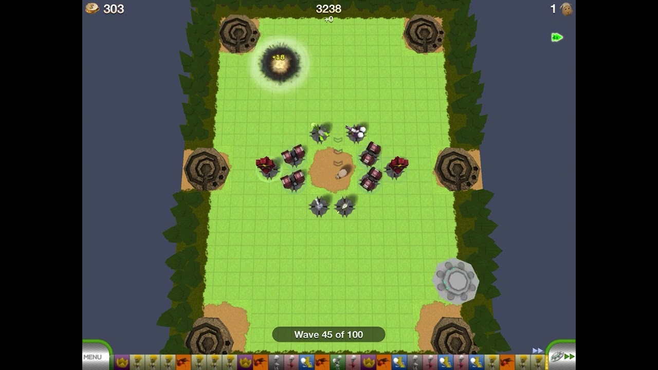 Tower Madness SuddenDeath | Easy Solution | Fewest Towers