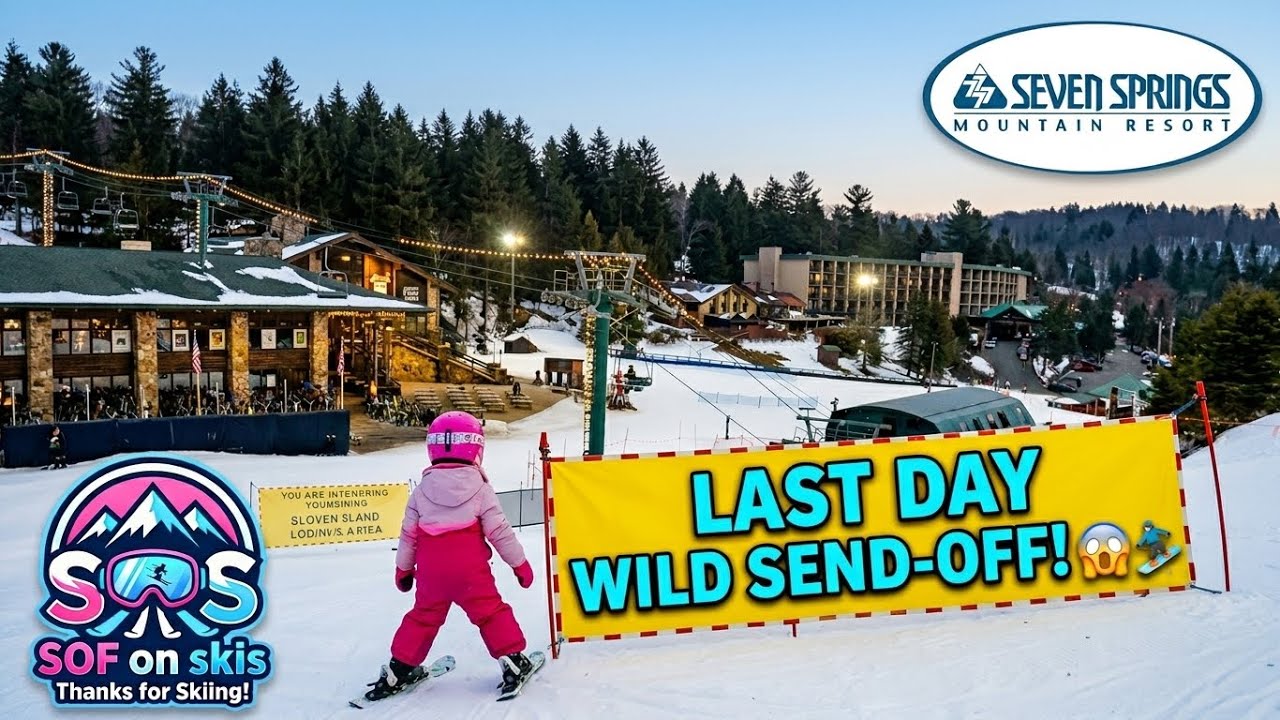 Last Day Chaos on the Slopes: Wild Seven Springs Send-Off! 😱🏂