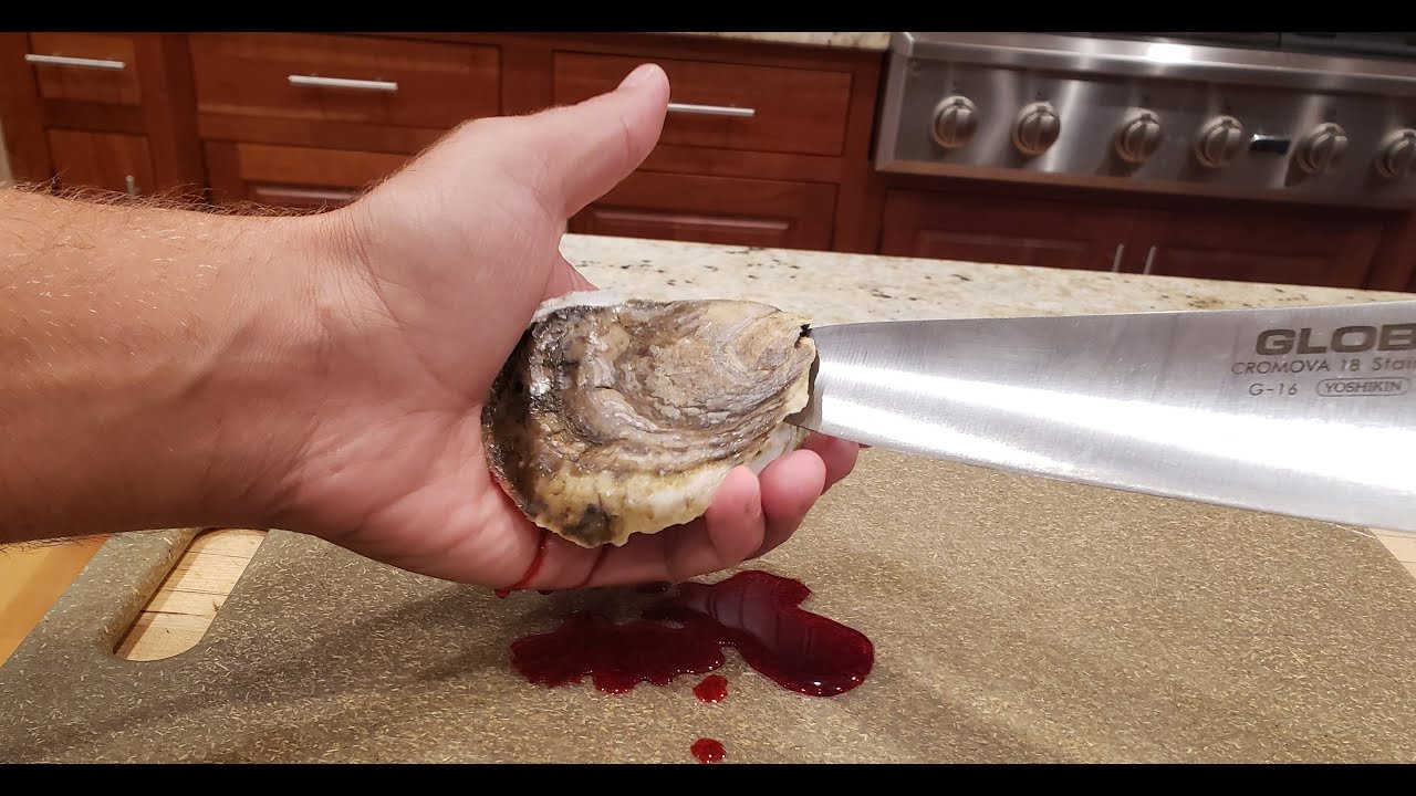 Safest Way to Open an Oyster. How to Shuck an Fresh Oyster