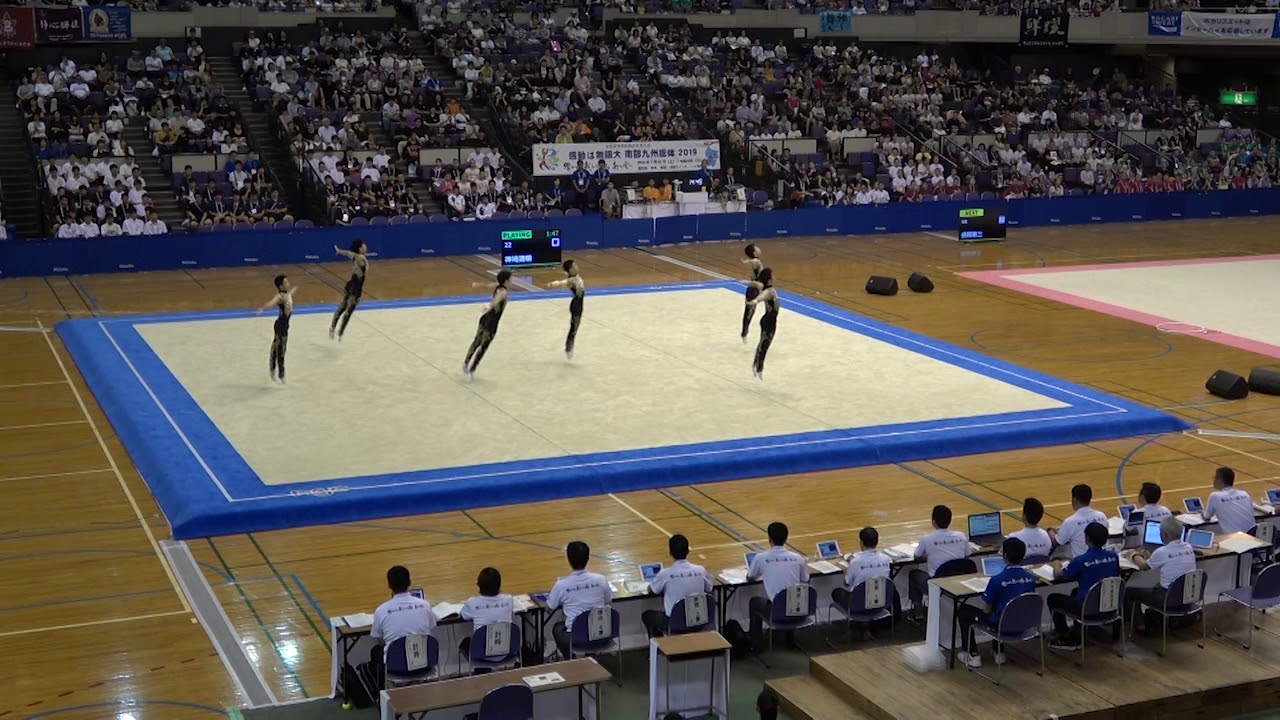 2019年IH 新体操 男子 団体 神埼清明（佐賀）