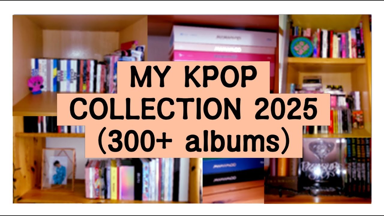 My Kpop Album Collection 2025 (300+ albums)