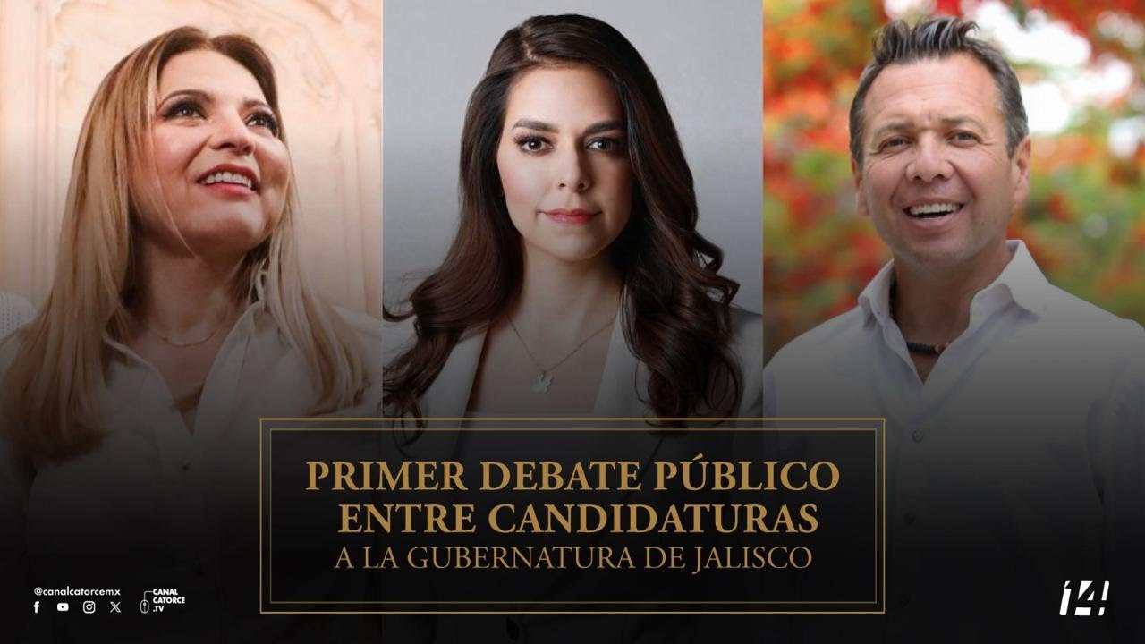 Primer debate público entre candidaturas a la gubernatura de Jalisco