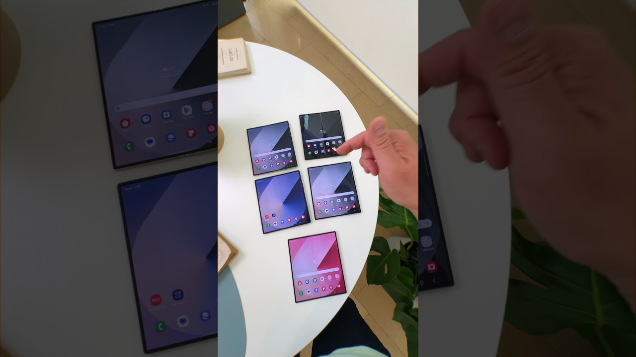 Samsung Galaxy Z Fold 6 все цвета (эксклюзивные цвета)
