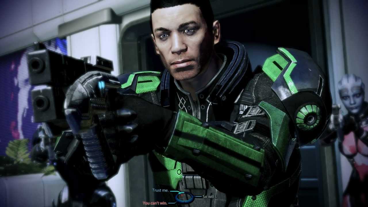 Mass Effect 3 - Shepard Kills Councillor Udina [HD]