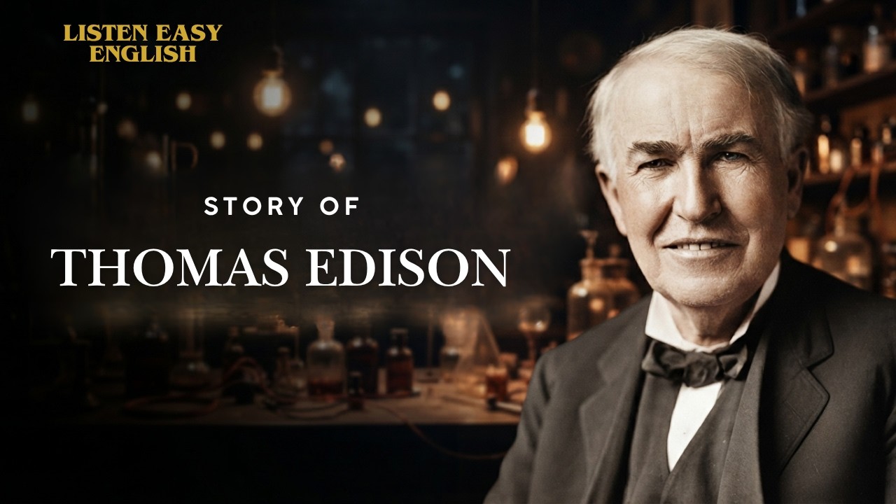 Unlocking the Legacy of Thomas Edison: A Journey into Innovation  || Easy English Stories ✅