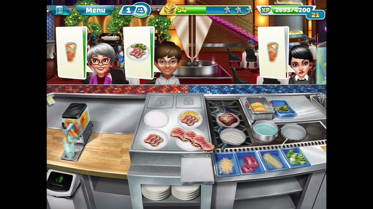 Cooking Fever (Old Version) | Episode #10 - Gourmet Restaurant (Levels 1-5)