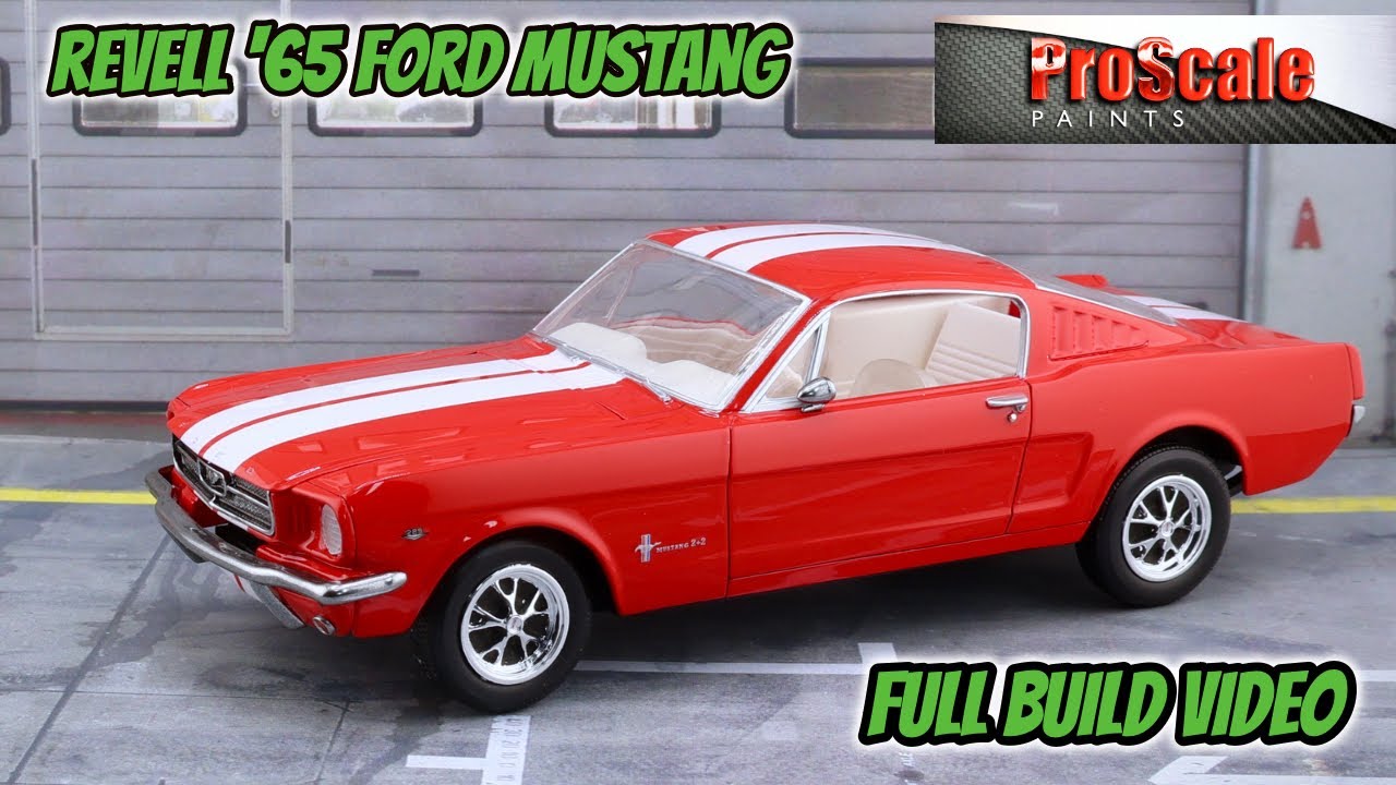 Полная сборка — Ford Mustang 2 + 2 Fastback от Revell 1/25 ’65