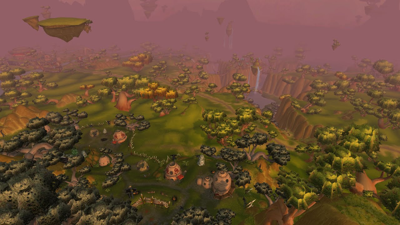 Exploring Nagrand: Ambient Walk in World of Warcraft