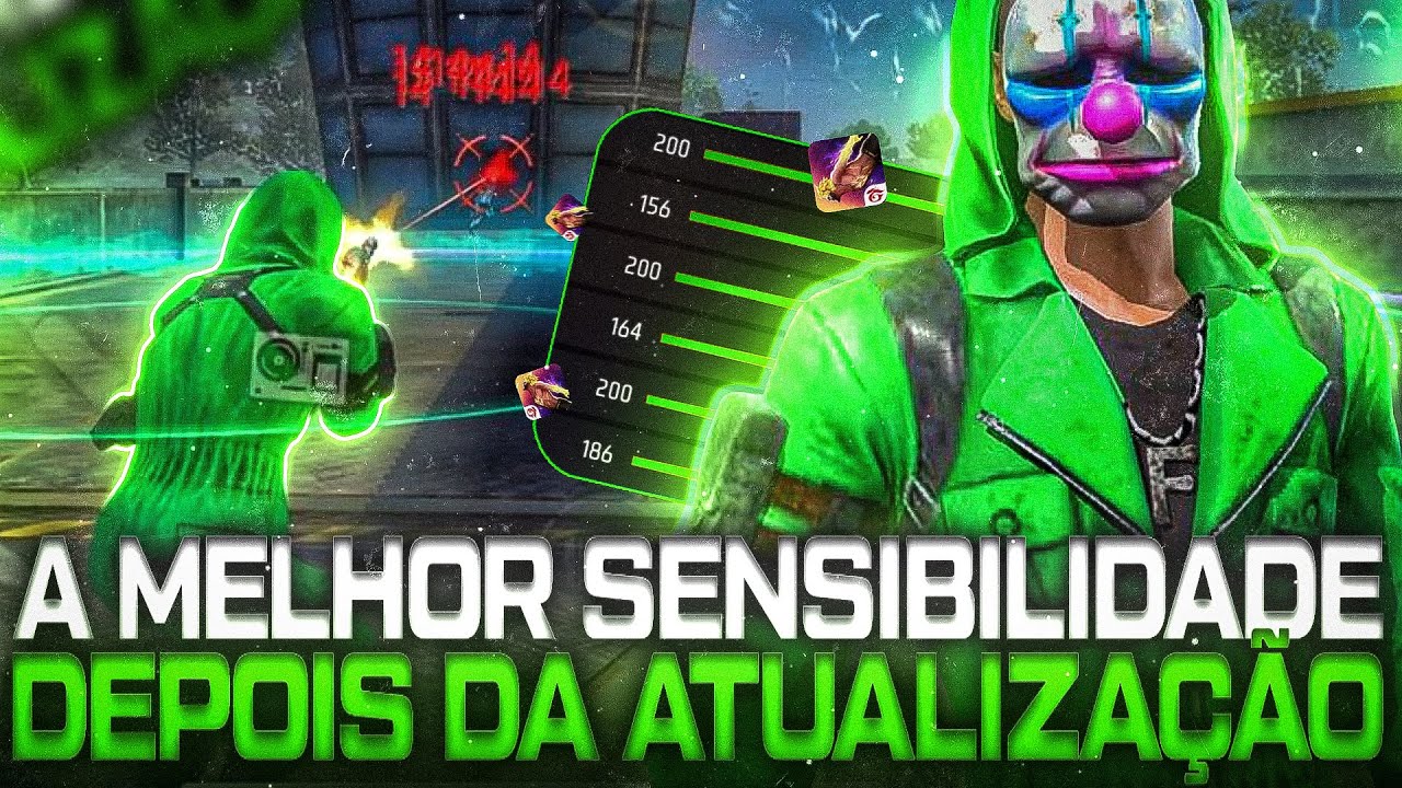 ATUALIZADA! DEPOIS DA ATUALIZA&Ccedil;&Atilde;O ⚙️A MELHOR SENSIBILIDADE PARA SUBIR CAPA NO IPHONE FREE FIRE 😈