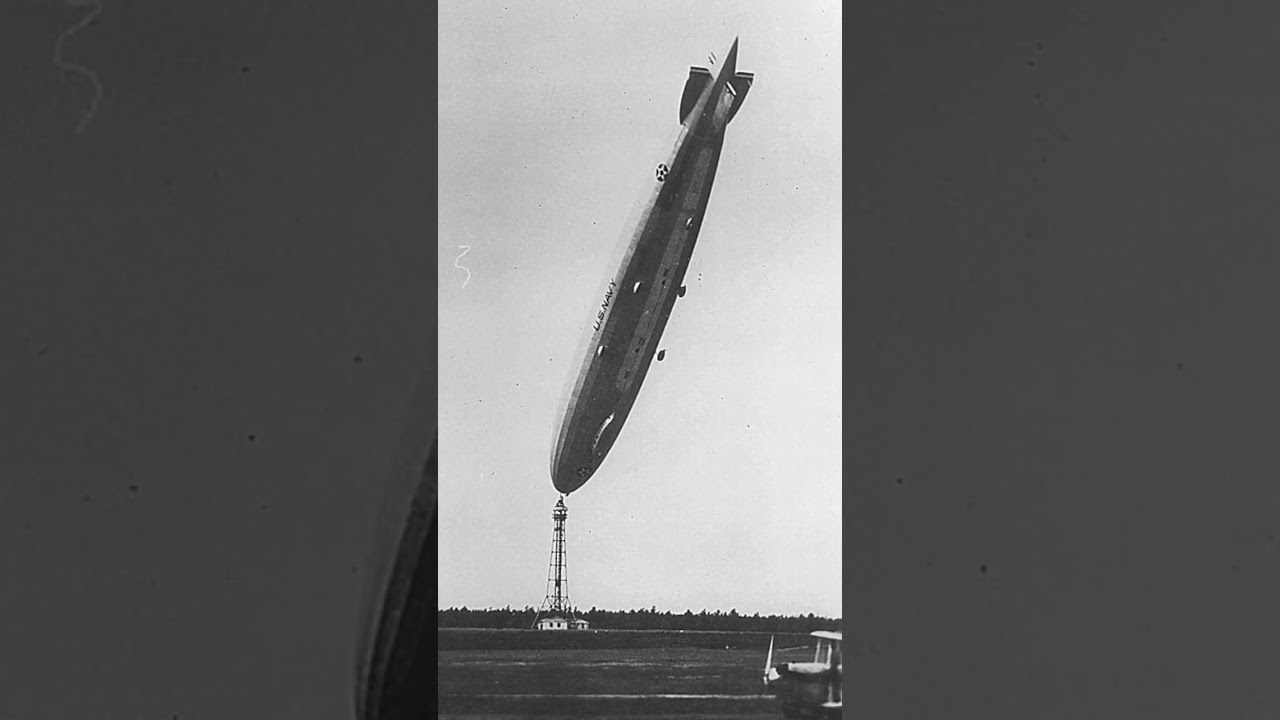 US Airship Disaster: Two Sailors Fall to Tragic End (Censored)