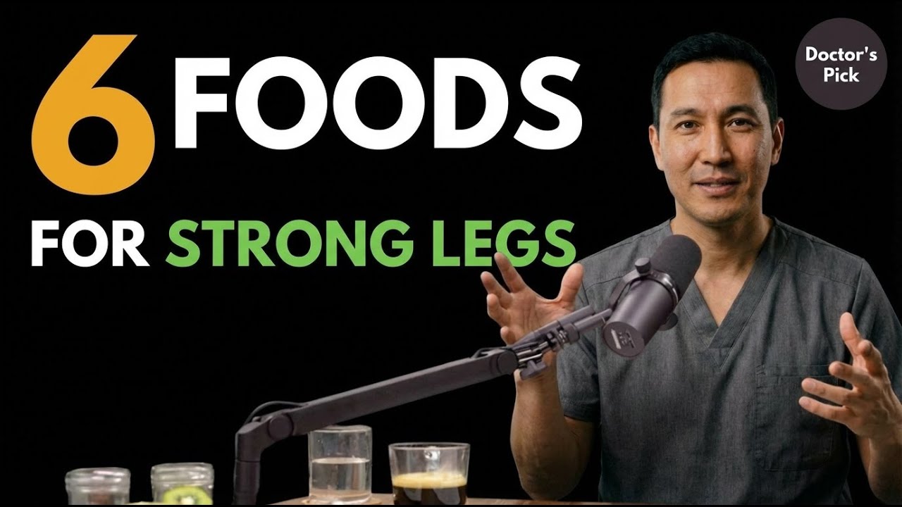 Your Legs Weaken First as You Age! Eat These 6 Foods to Stay Strong | Dr. Ryan Mitchell